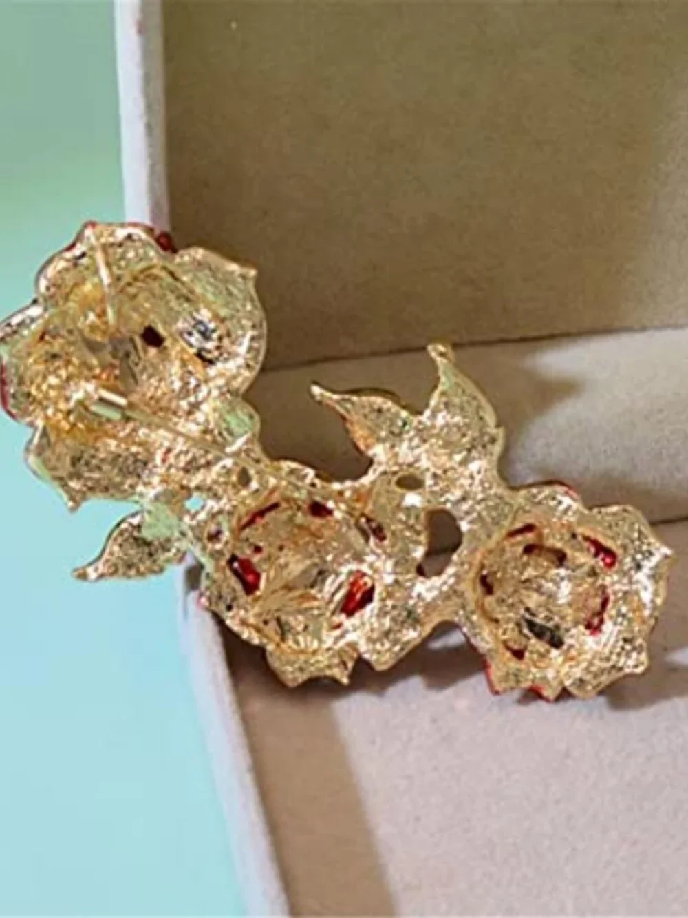 New - Fashion rose‎ brooch Rhinestone alloy botanical corsage Korean popular
